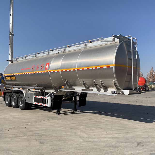 45000 Liters Aluminum Tanker Trailer - Buy fuel tanker for sale, camion ...