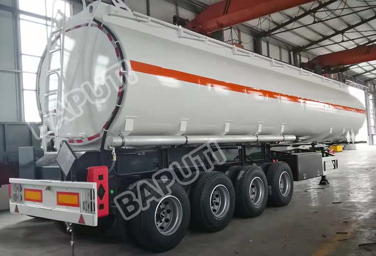 4 Axle 50000 Liters Fuel Tanker Trailer For Sale